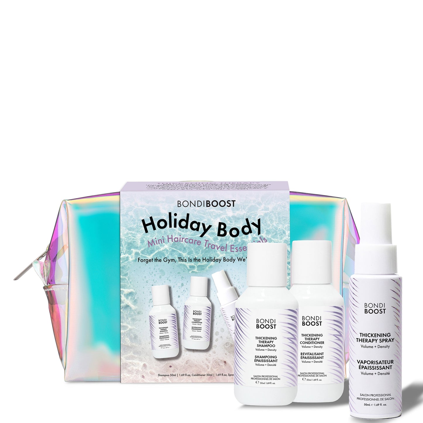 BondiBoost Holiday Body Mini Haircare Travel Essentials