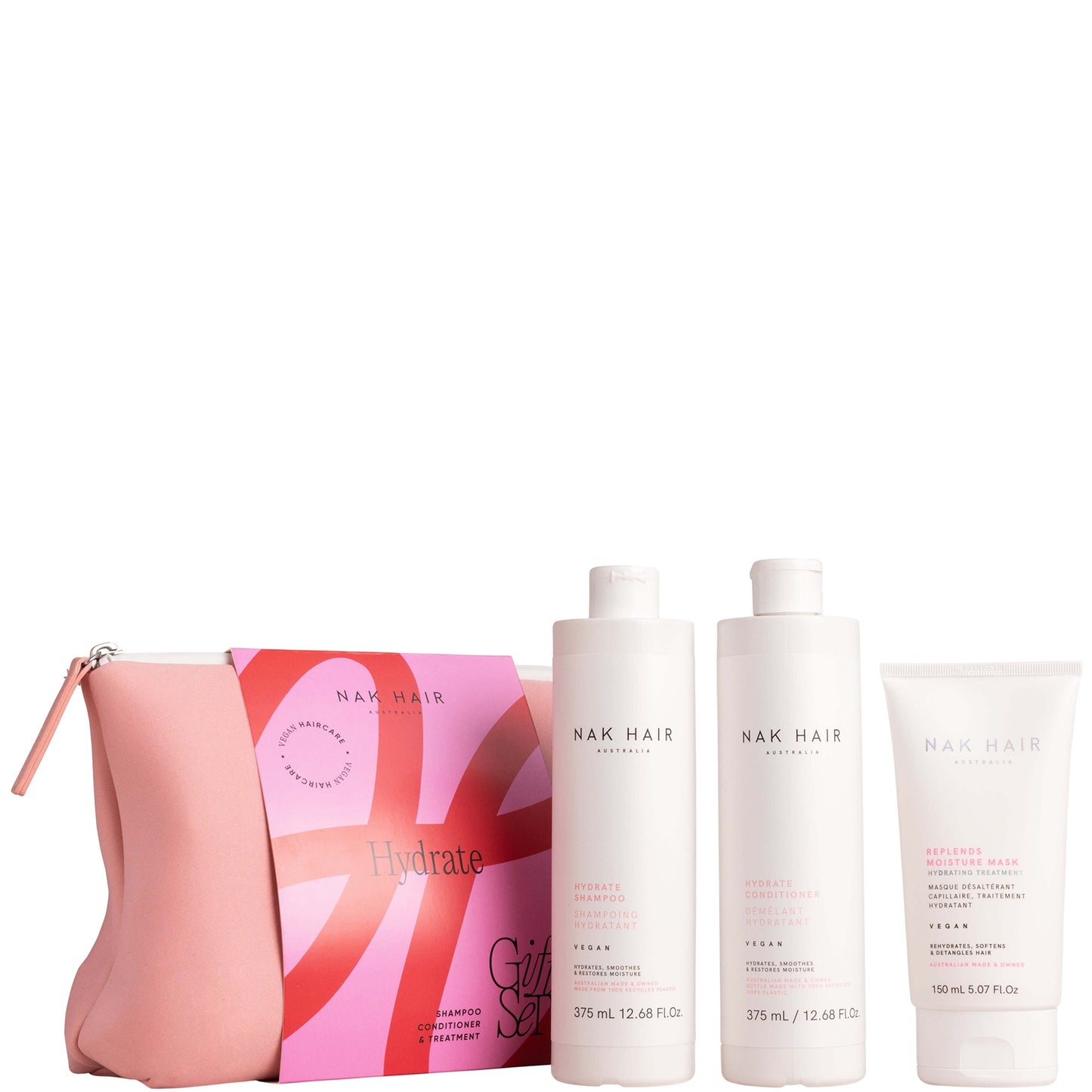 NAK Holiday Hydrate Gift Set with Bag