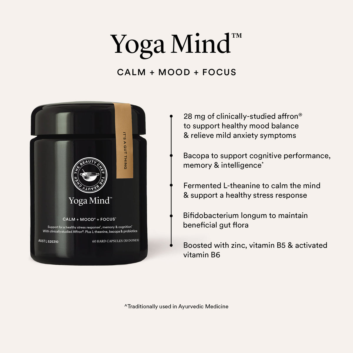 The Beauty Chef Yoga Mind 60 Capsules