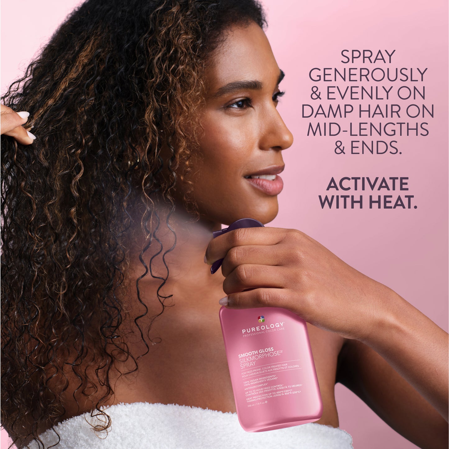 Pureology Smooth Gloss Silkmorphose Smoothing Spray 230ml