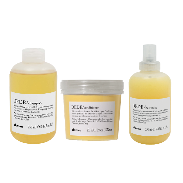 Davines DEDE Shampoo, Conditioner + Free Leave-In