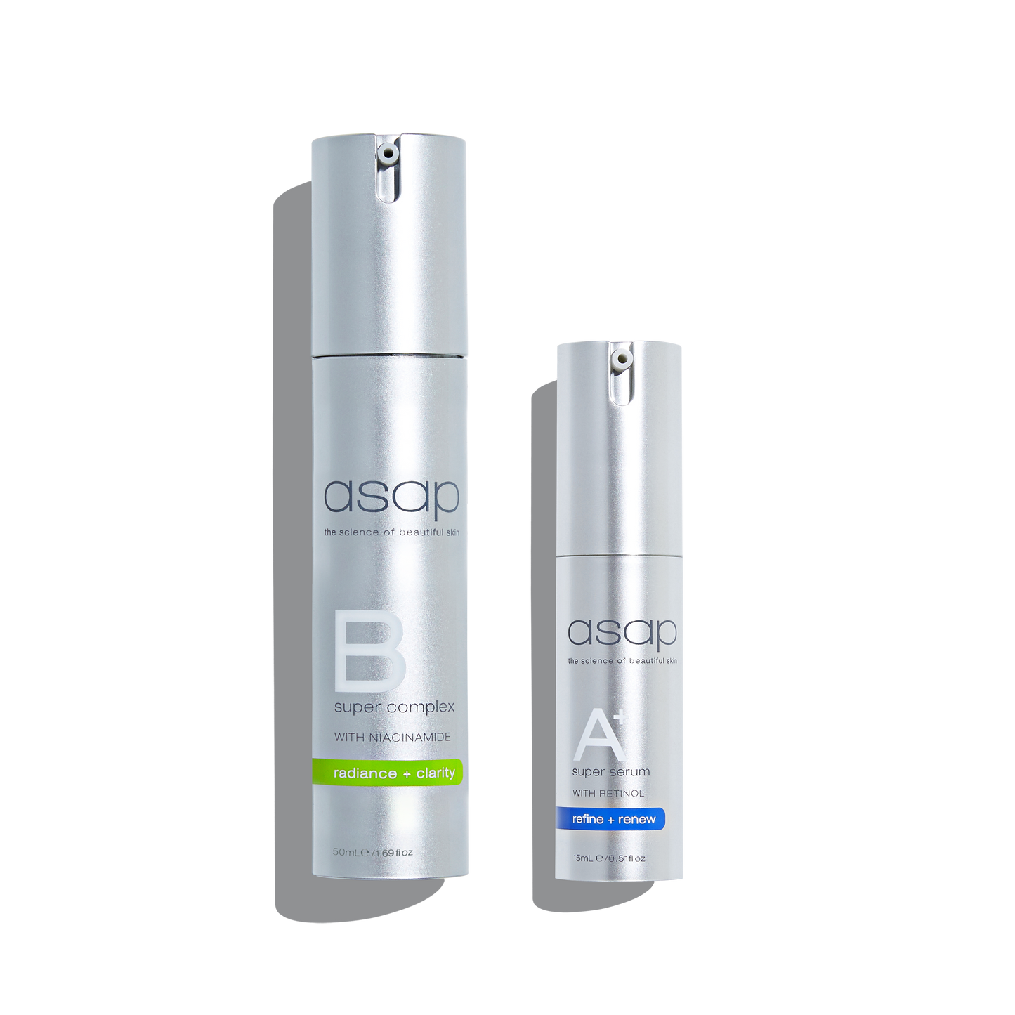 asap super serum B & A+ Duo Pack