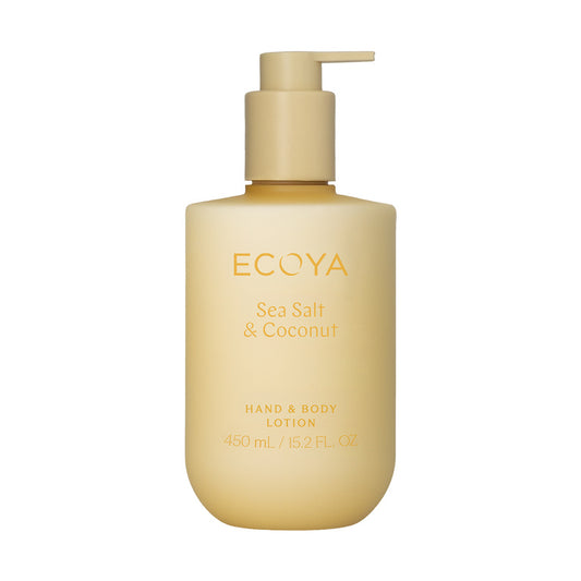 ECOYA Sea Salt & Coconut Hand & Body Lotion 450ml