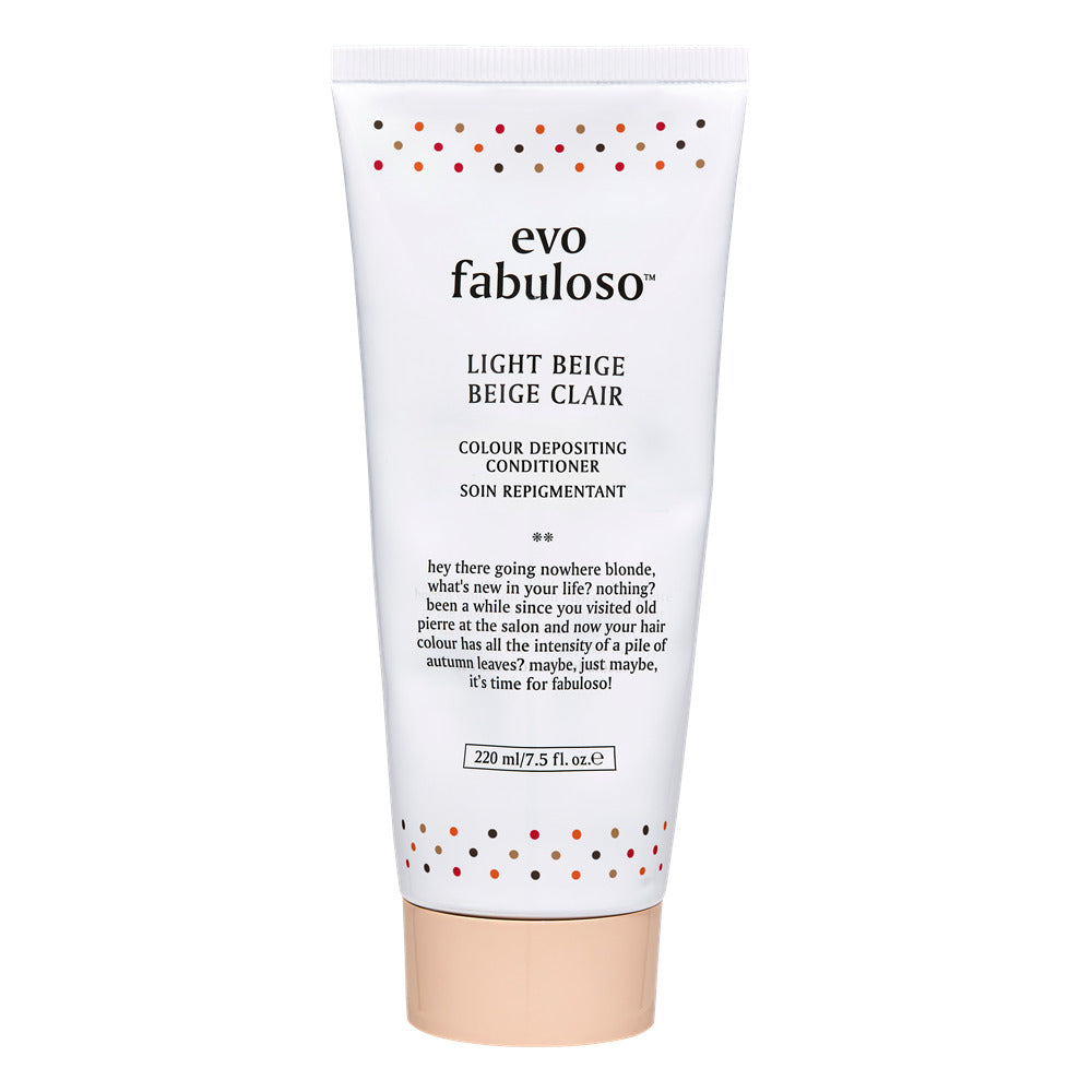 evo Fabuloso Light Beige Colour Depositing Conditioner 220ml