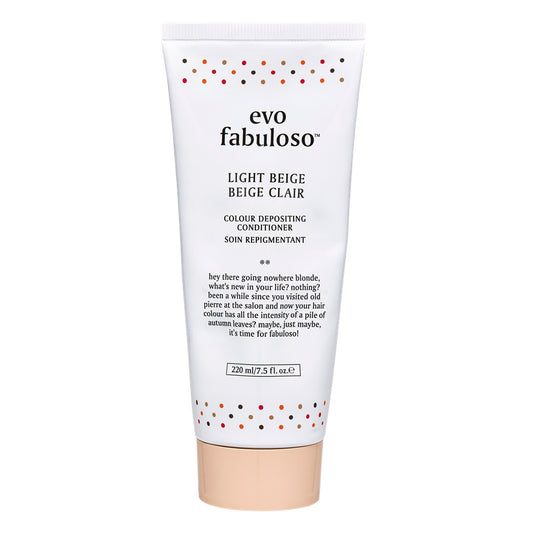 evo Fabuloso Light Beige Colour Depositing Conditioner 220ml