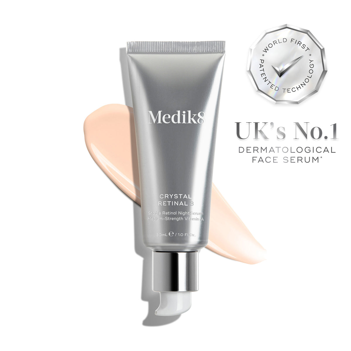 Medik8 Crystal Retinal 3 – Retinal Night Serum 30ml - Packshot