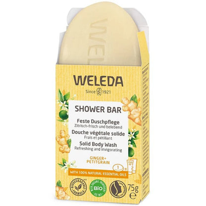 Weleda Shower Bar Ginger + Petitgrain 75g