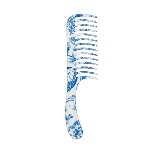 Denman D28 Deluxe Wide Tooth Detangling Comb - Blue Belle