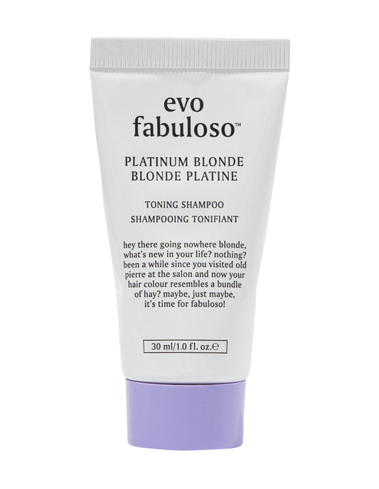 Evo Fabuloso Platinum Blonde Toning Shampoo 30ml
