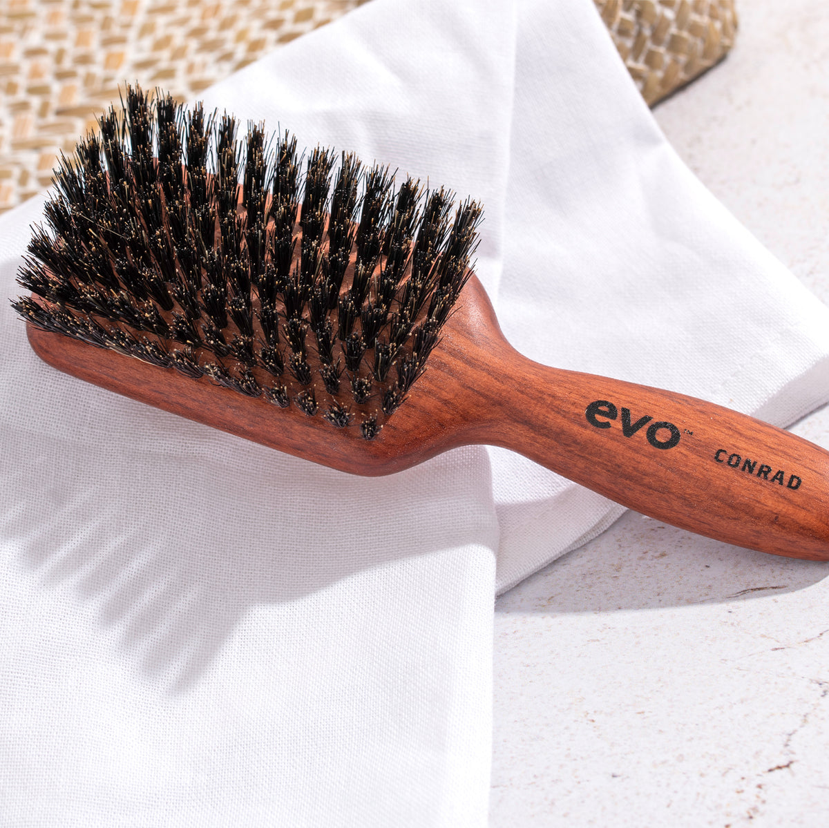 evo Conrad Bristle Paddle Brush