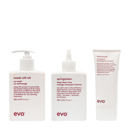 evo Curl Trio - Heads Will Roll + Springs Clean + Total Recoil