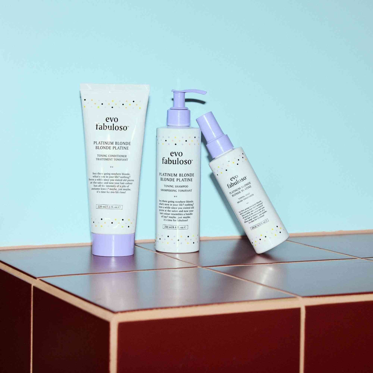 evo Fabuloso Platinum Blonde Colour Depositing Conditioner 220ml