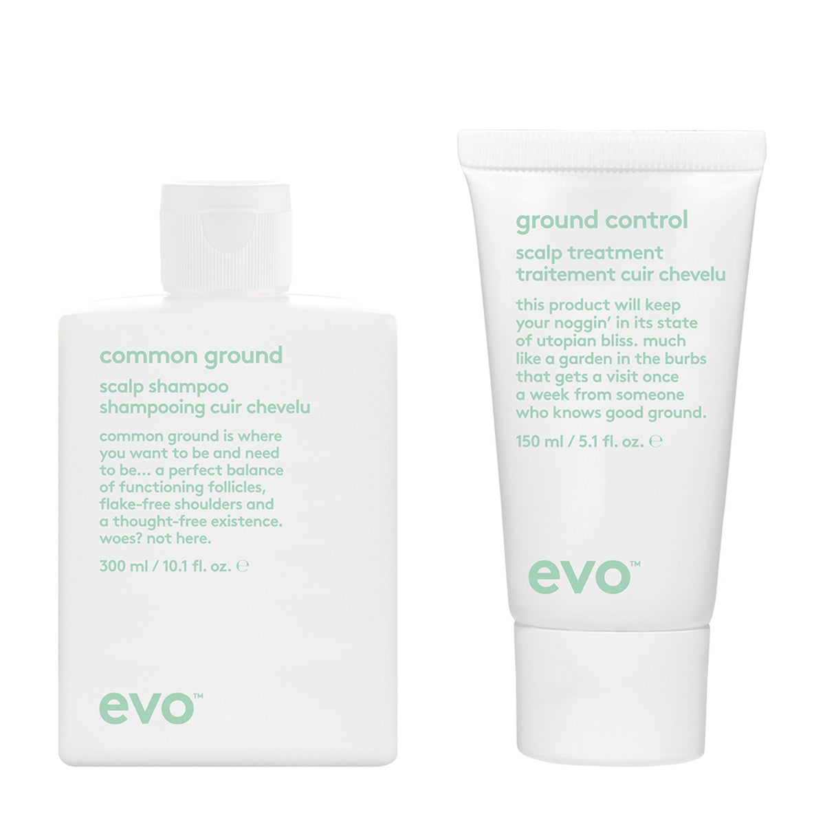 evo Scalp Care Duo - Common Ground + Ground Control