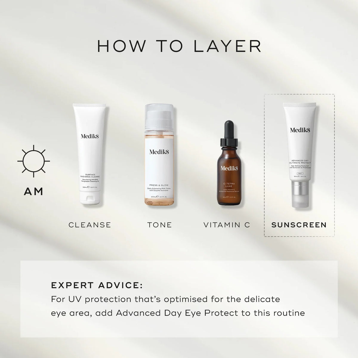 Medik8 Advanced Day Ultimate Protect 50ml - Layering Guide