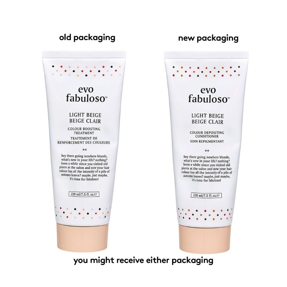 evo Fabuloso Light Beige Colour Depositing Conditioner 220ml