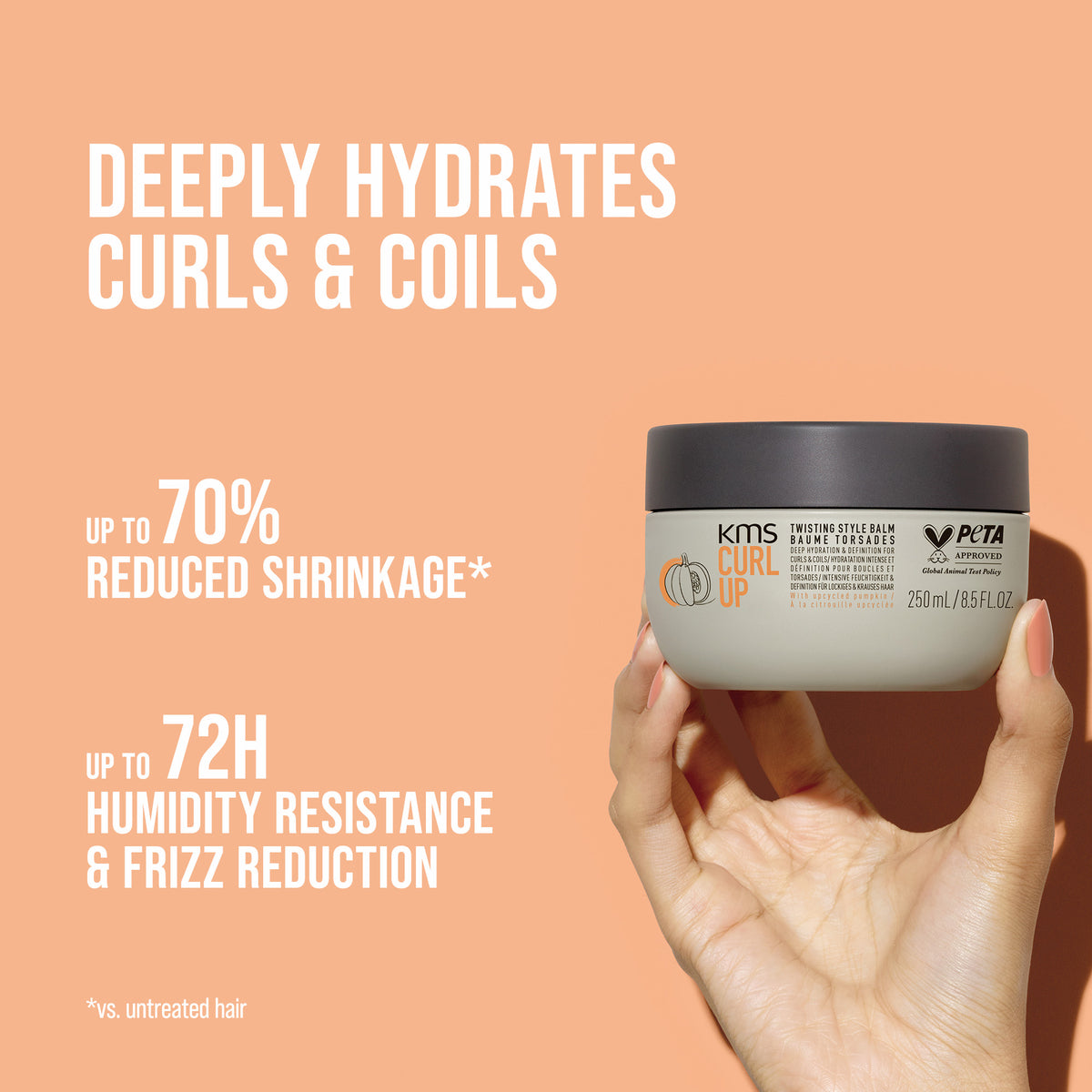 KMS Curlup Twisting Style Balm 250ml