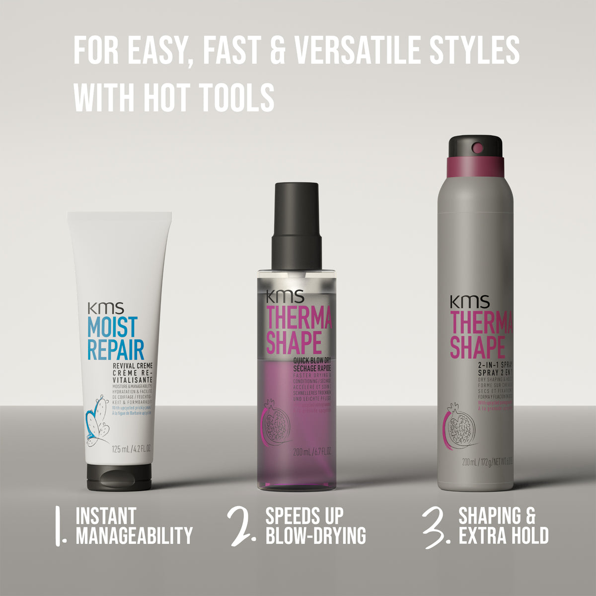 KMS Thermashape 2-In-1 Spray 200ml