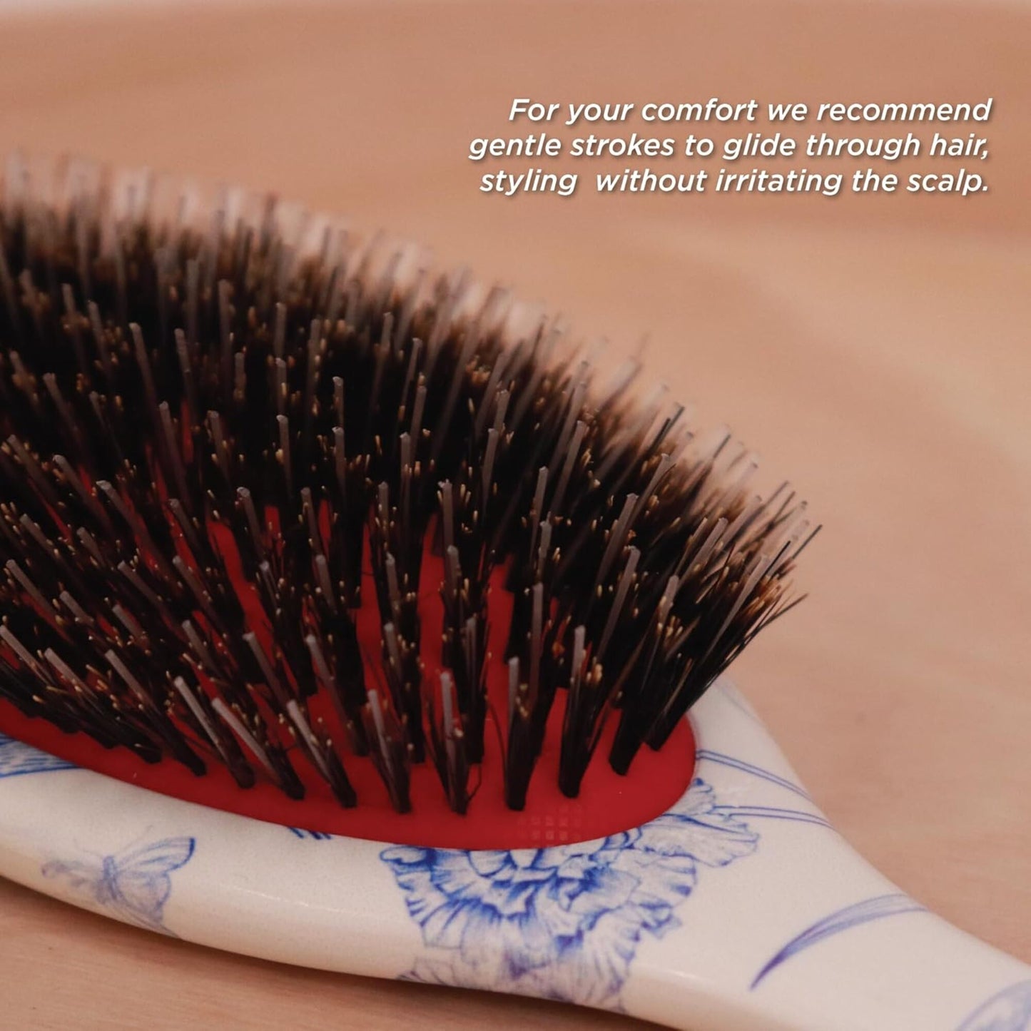 Denman D81M Style & Shine Brush - Blue Belle