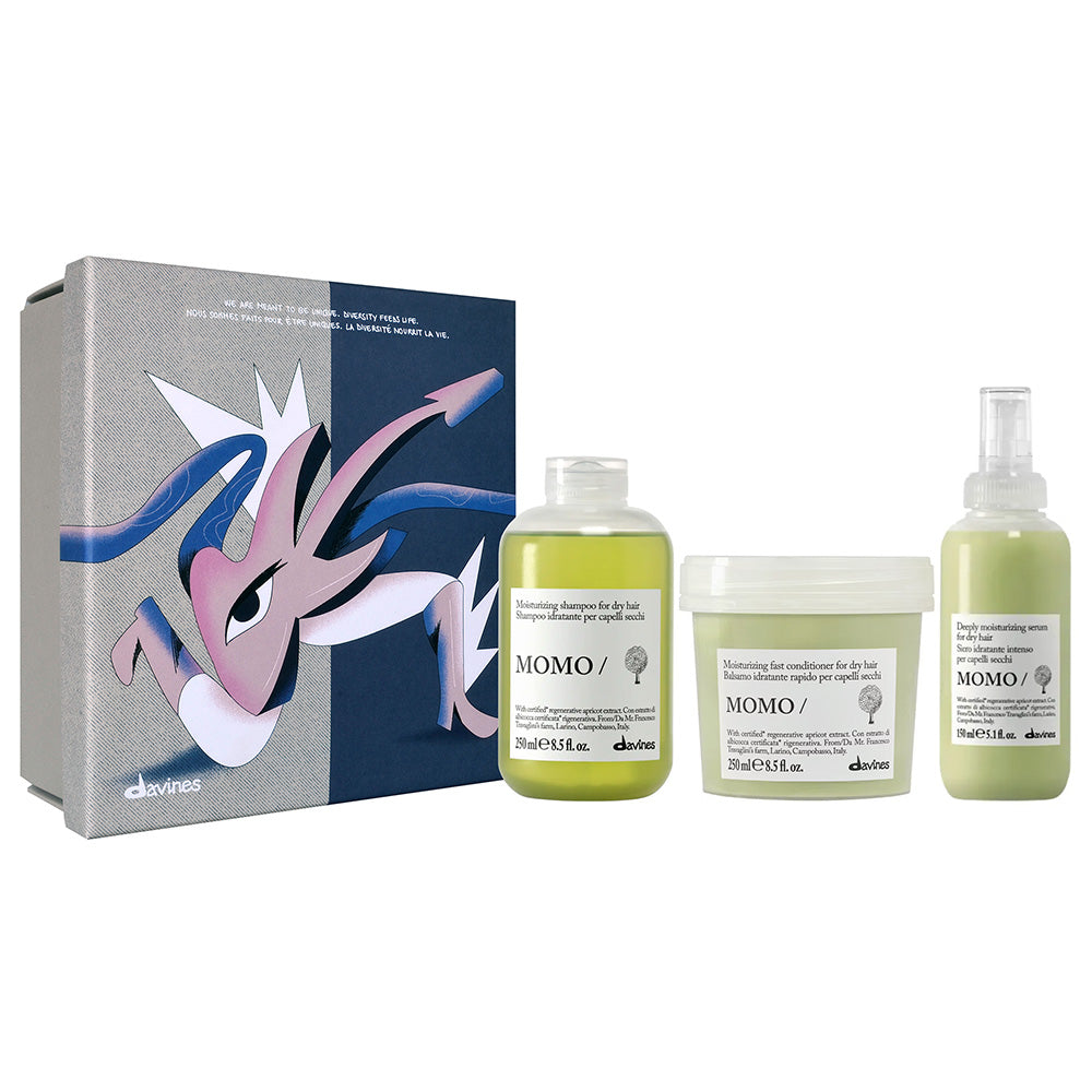 Davines MOMO Moisturising Trio - Limited Edition
