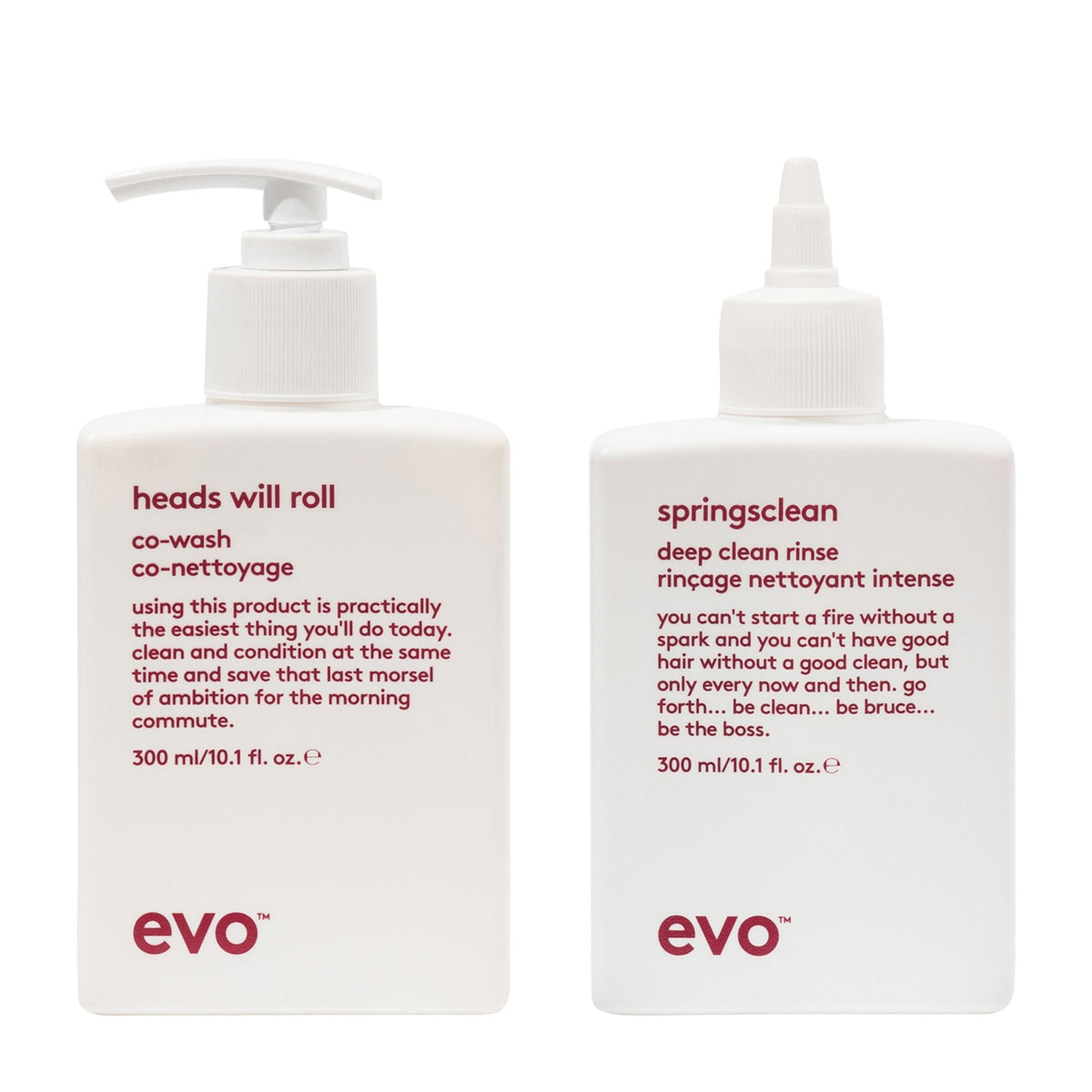 evo Curl Wash Duo - Heads Will Roll + Springs Clean