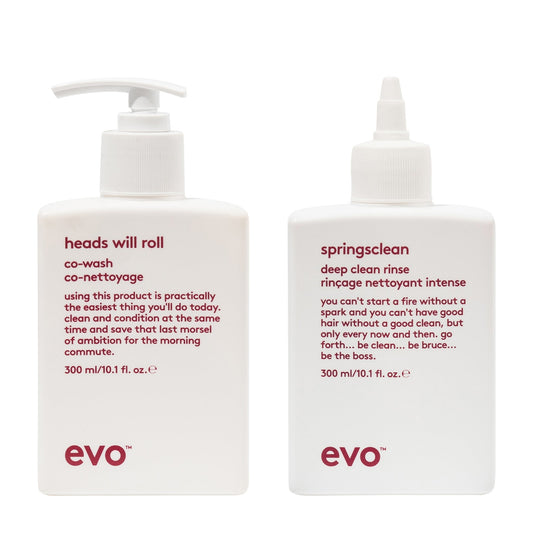 evo Curl Wash Duo - Heads Will Roll + Springs Clean