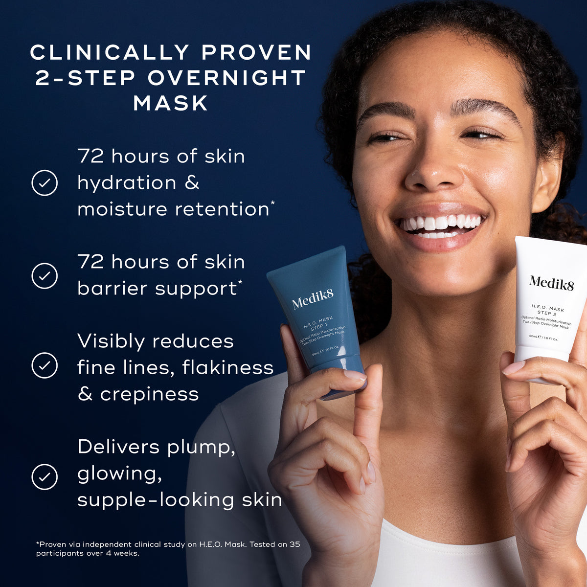 Medik8 H.E.O. Mask (2 x 50ml) - Benefits