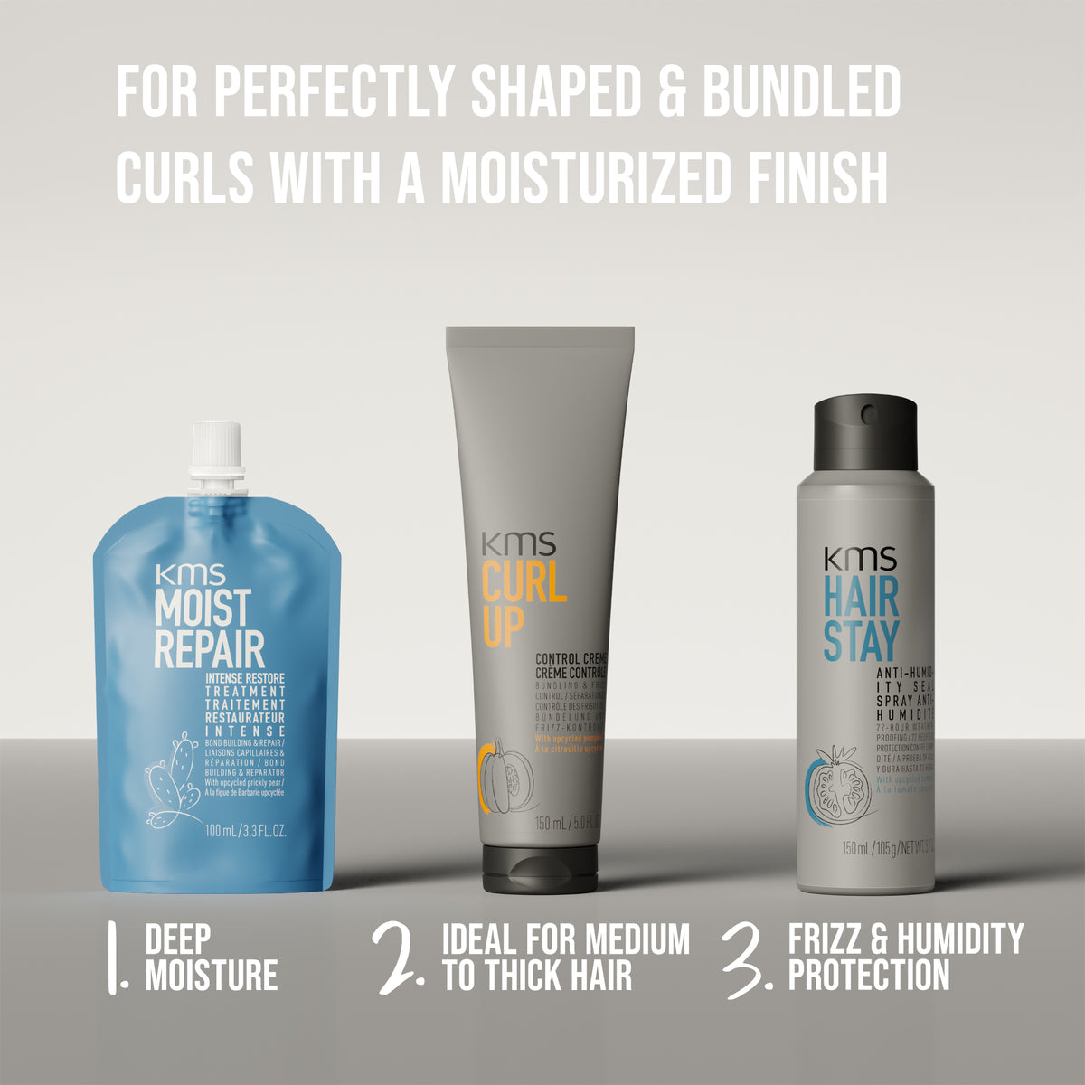 KMS Curlup Control Creme 150ml
