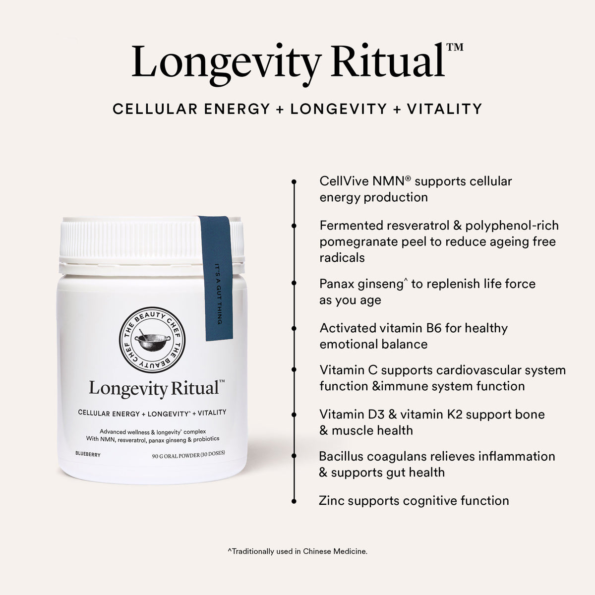 The Beauty Chef The Longevity Ritual 90g