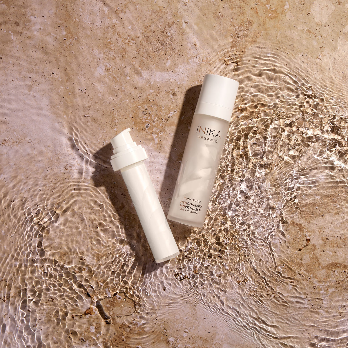 INIKA Organic Pure Biome Hydro-Fluid Moisturiser Refill