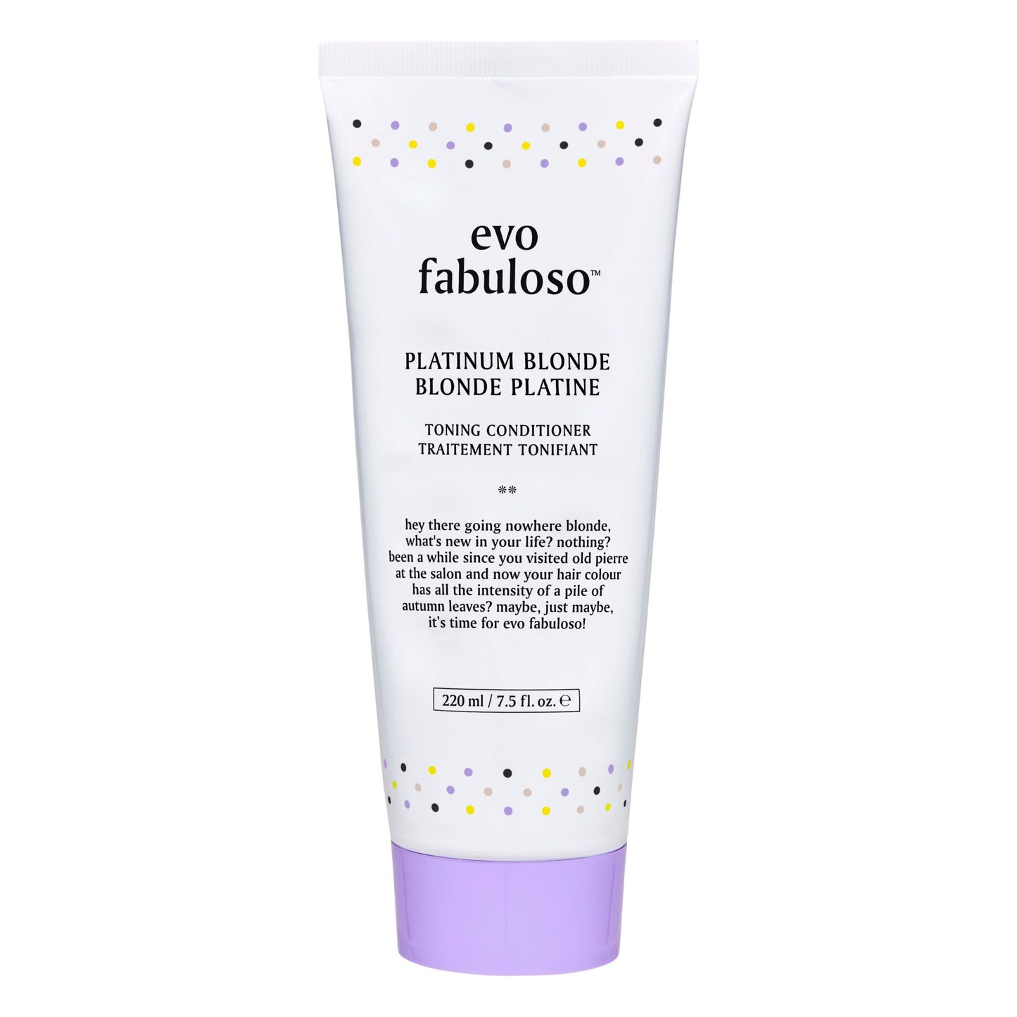 evo Fabuloso Platinum Blonde Colour Depositing Conditioner 220ml
