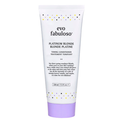 evo Fabuloso Platinum Blonde Colour Depositing Conditioner 220ml