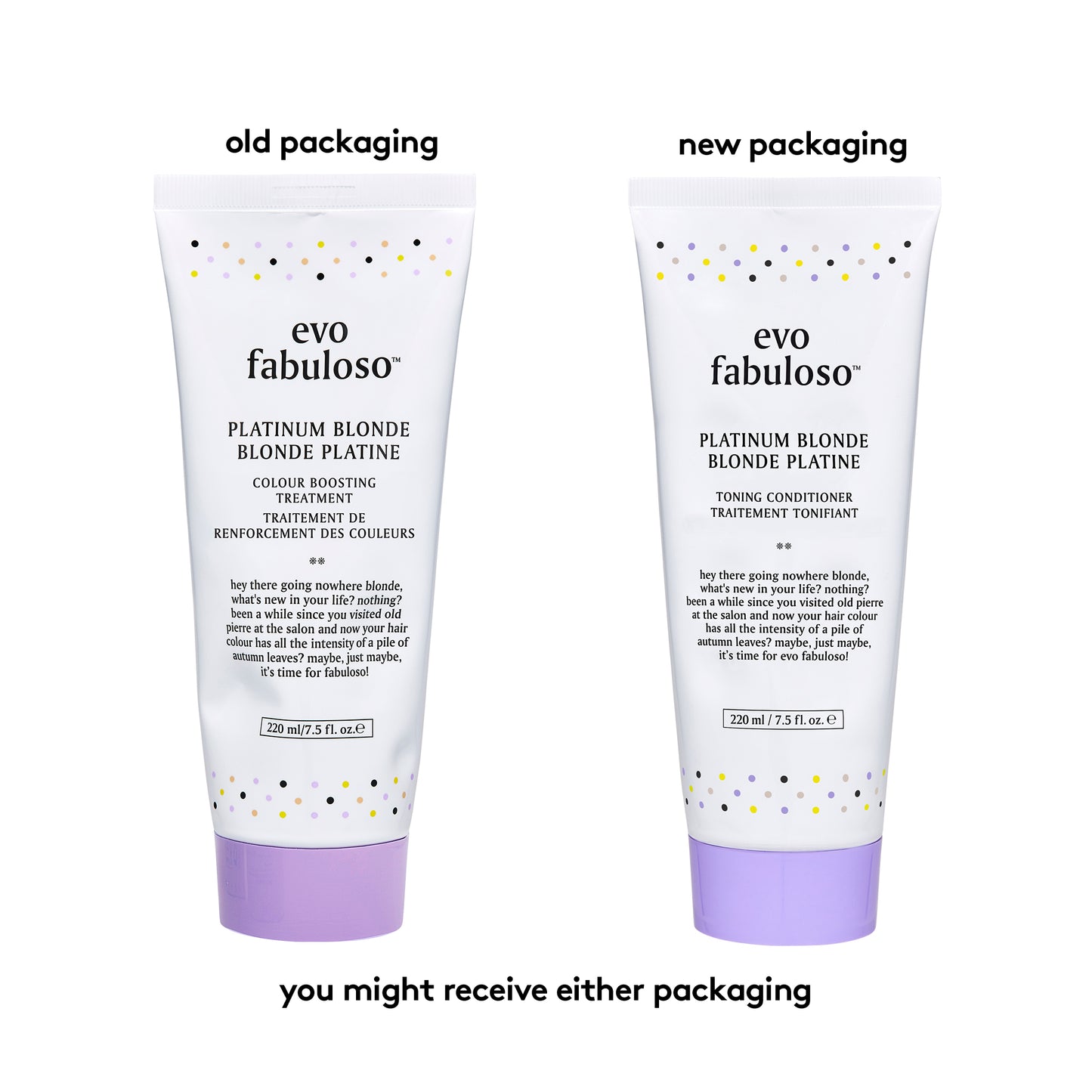 evo Fabuloso Platinum Blonde Colour Depositing Conditioner 220ml