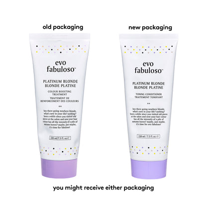 evo Fabuloso Platinum Blonde Colour Depositing Conditioner 220ml