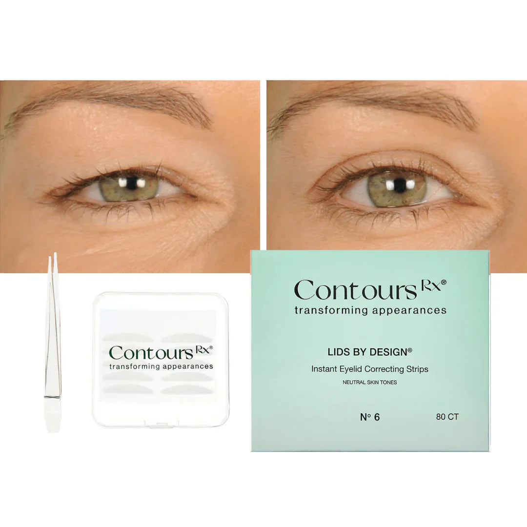 Contours Rx Lids by Design 6mm Eye Lift Strips - 80 Pack