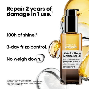 L'Oreal Professionnel Serie Expert Absolut Repair Molecular Oil 90ml