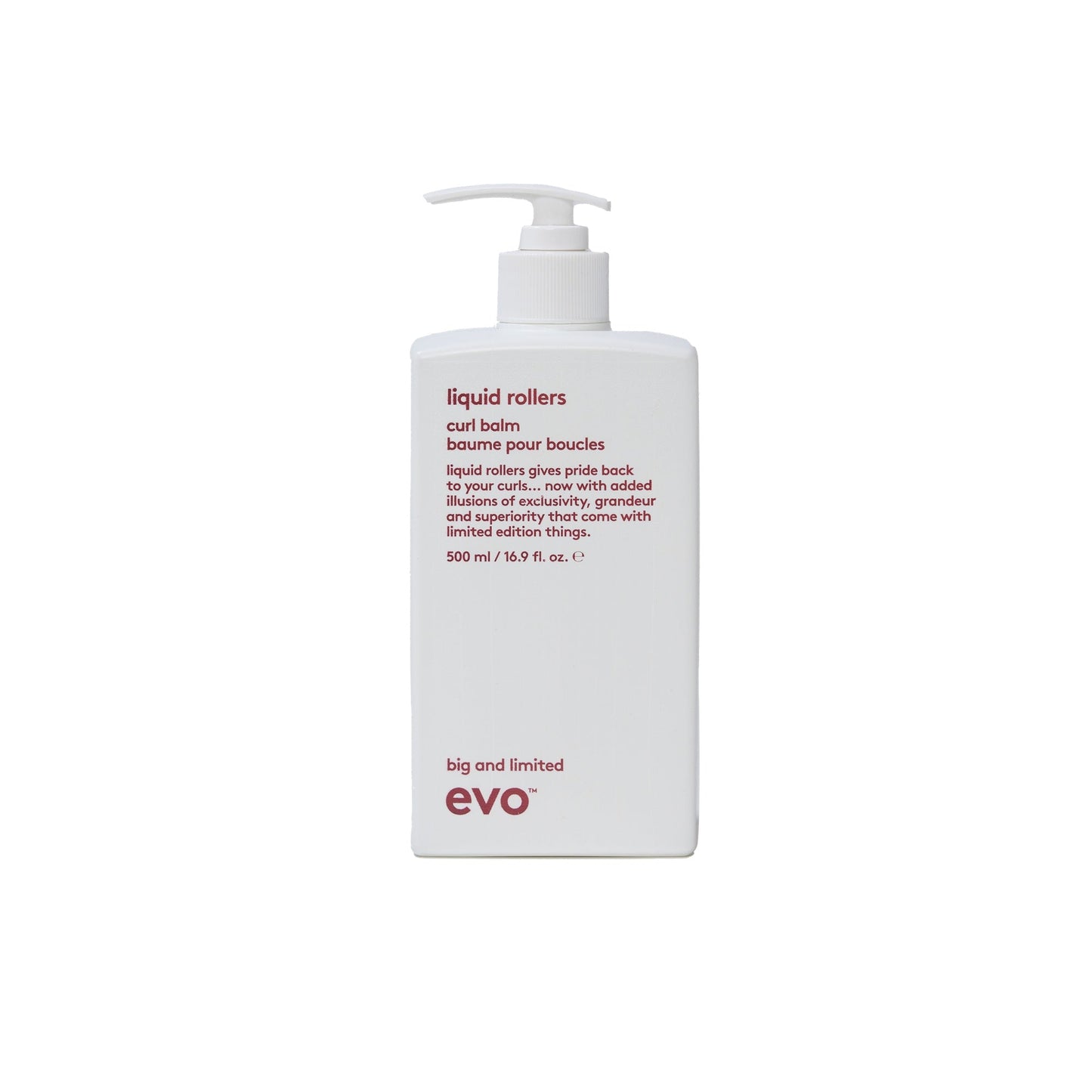 evo Liquid Rollers Curl Balm 500ml Jumbo Limited Edition