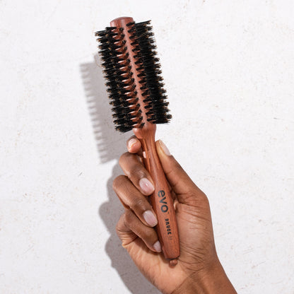 evo Bruce Natural Bristle Radial Brush 22mm