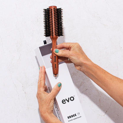 evo Bruce Bristle Radial Brush 28mm