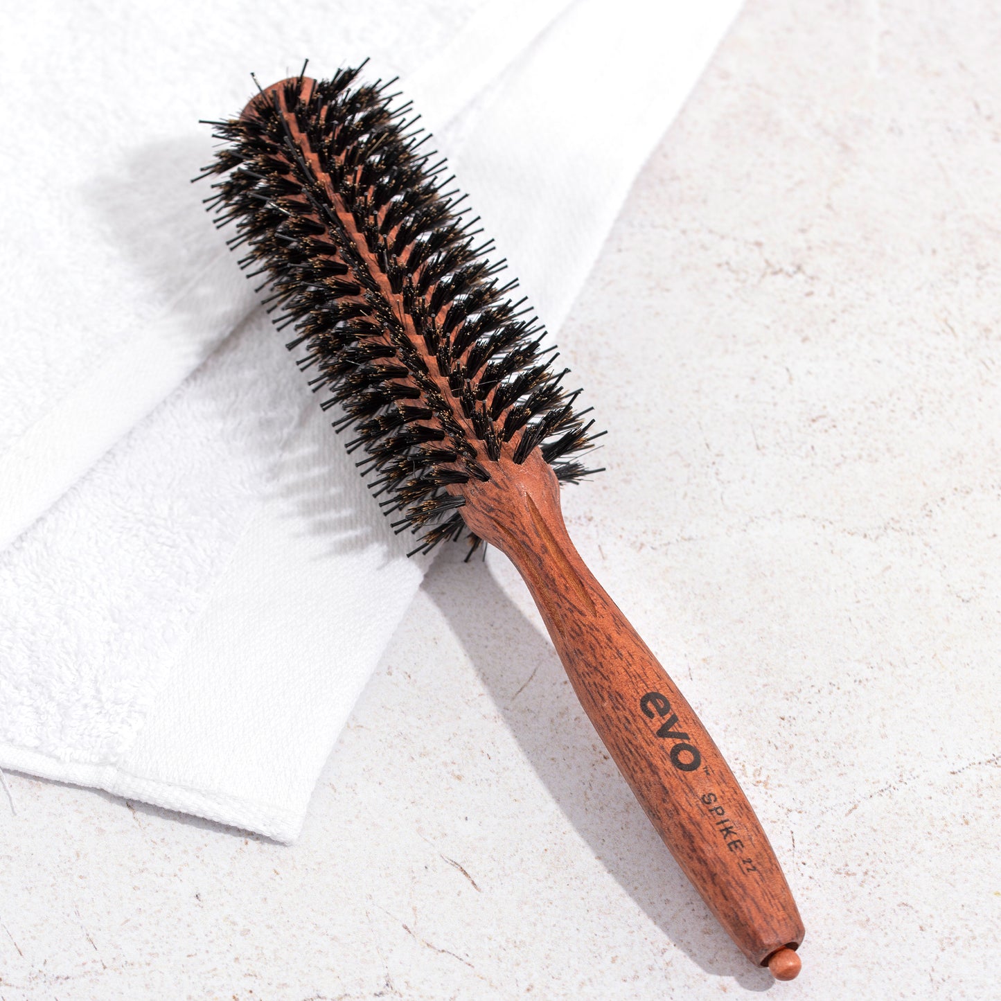 evo spike nylon pin bristle radial brush 22mm