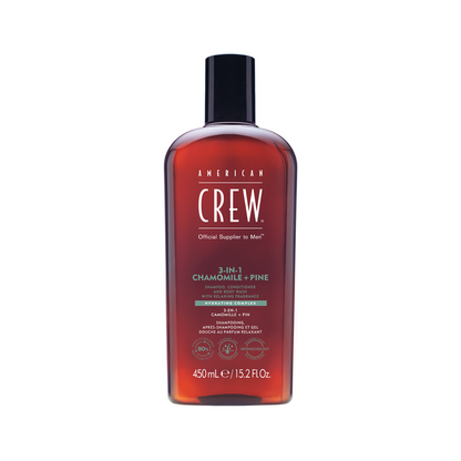 American Crew 3-In-1 Relaxing Chamomile + Pine 450ml