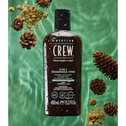 American Crew 3-In-1 Relaxing Chamomile + Pine 450ml