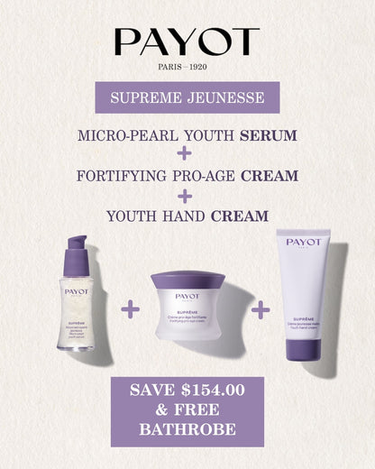 PAYOT SUPREME Holiday Value Bundle Pack + Luxe Spa Bathrobe