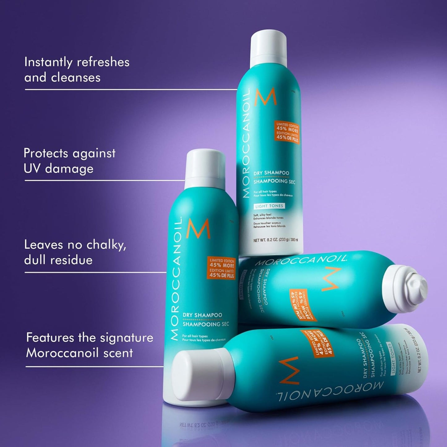 Moroccanoil Limited Edition Jumbo Dry Shampoo Light Tones 323ml