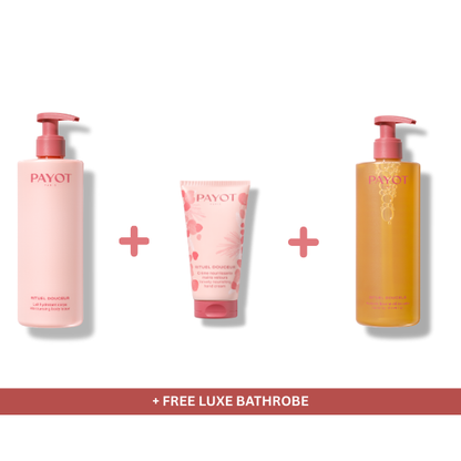 PAYOT RITUEL CORPS Holiday Value Bundle Pack + Luxe Spa Bathrobe
