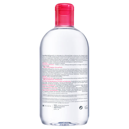 Bioderma Sensibio H2O Cleansing Micellar Water for Sensitive Skin 500ml