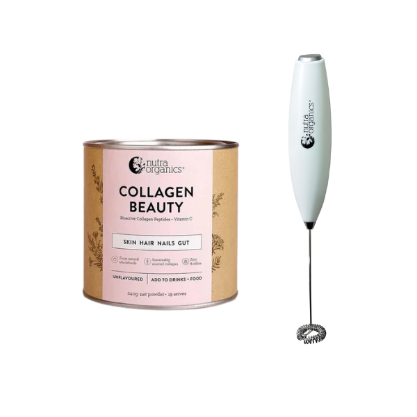 Nutra Naturals Collagen Beauty Unflavoured & Whisk Duo