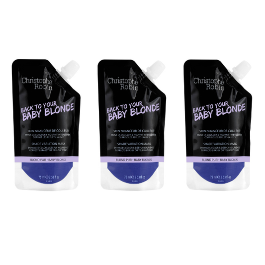Christophe Robin Shade Variation Mask - Baby Blonde Pocket 75ml x3