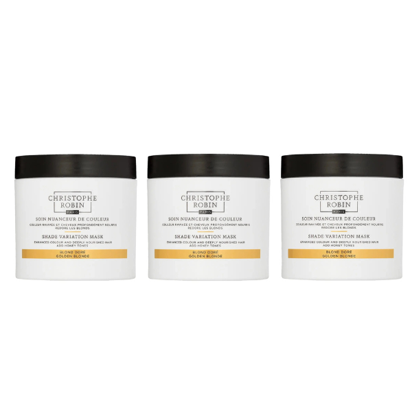 Christophe Robin Shade Variation Care - Golden Blond 250ml x3