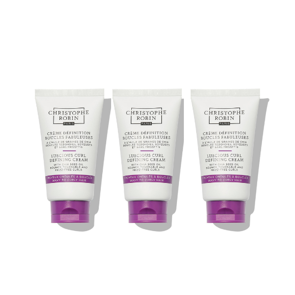 Christophe Robin New Luscious Curl Cream 20ml x3