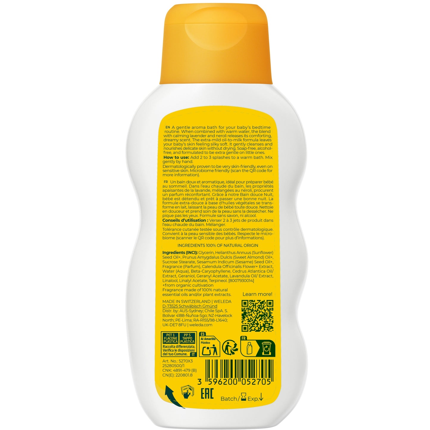 Weleda Baby Calendula Good Night Bath 200ml